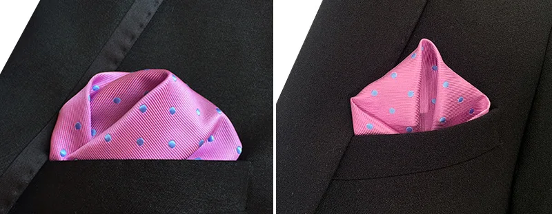 25*25cm Men's Business Suits Pocket Square Handkerchiefs for Wedding Fashion Paisley Dot Hankies Mens Chest Towel Gift