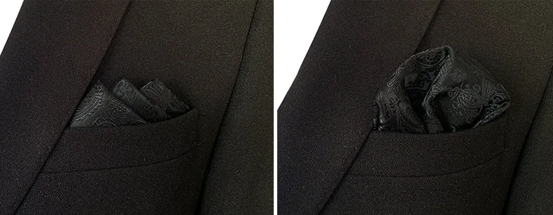 25*25cm Men's Business Suits Pocket Square Handkerchiefs for Wedding Fashion Paisley Dot Hankies Mens Chest Towel Gift