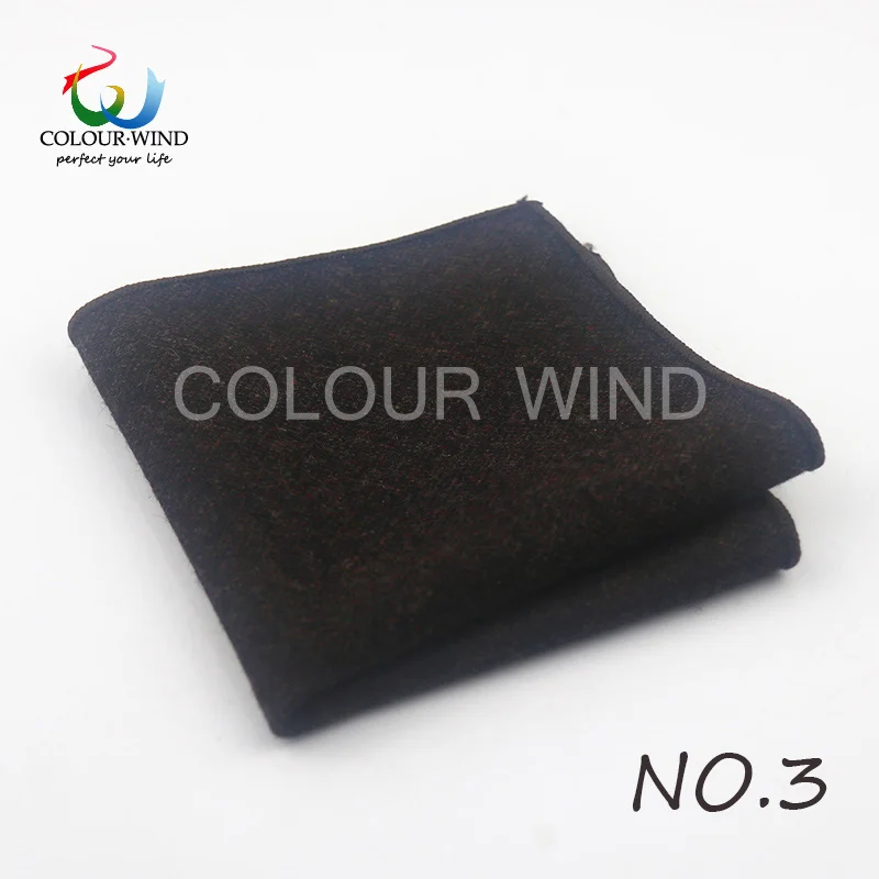 British Style Men's Wool 24*24CM Striped Cotton Handkerchief Vintage Hankies Pocket Square Set Neckwear Suit Accessories Pañuelo