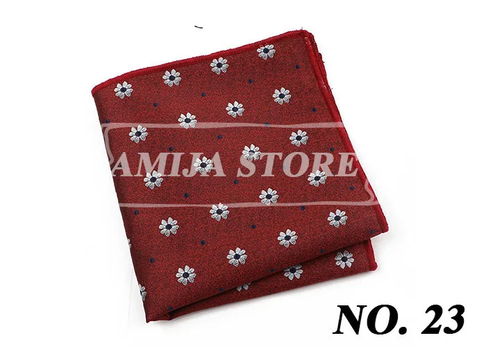 Many Color Men Hanky Pocket Square Paisley Floral Print Handkerchief Flower Towel Wedding Party Gift For Man Accessory Business