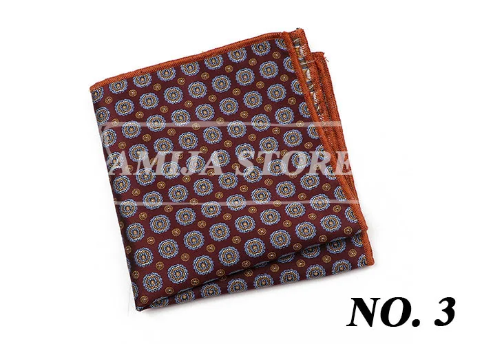 Many Color Men Hanky Pocket Square Paisley Floral Print Handkerchief Flower Towel Wedding Party Gift For Man Accessory Business