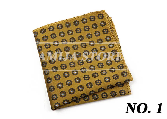 Many Color Men Hanky Pocket Square Paisley Floral Print Handkerchief Flower Towel Wedding Party Gift For Man Accessory Business