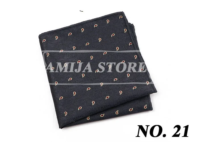 Many Color Men Hanky Pocket Square Paisley Floral Print Handkerchief Flower Towel Wedding Party Gift For Man Accessory Business