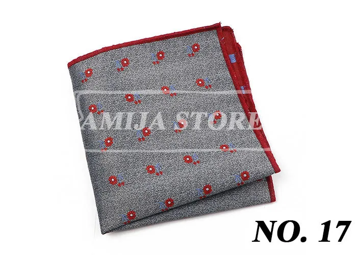 Many Color Men Hanky Pocket Square Paisley Floral Print Handkerchief Flower Towel Wedding Party Gift For Man Accessory Business