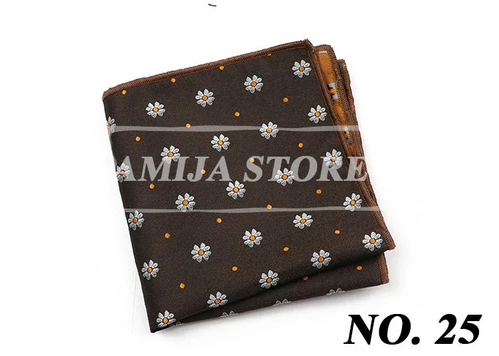 Many Color Men Hanky Pocket Square Paisley Floral Print Handkerchief Flower Towel Wedding Party Gift For Man Accessory Business