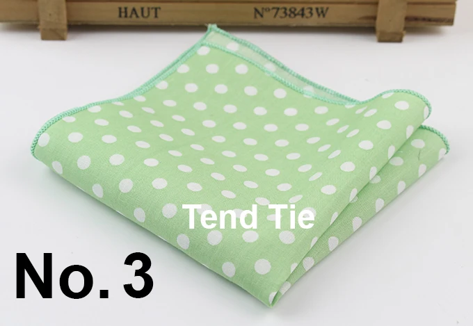 Dot Cotton Handkerchiefs Woven Colorful Printing Round Pocket Square Mens Casual Circle Square Pockets Handkerchief Towels