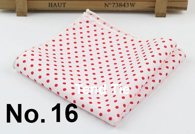 Dot Cotton Handkerchiefs Woven Colorful Printing Round Pocket Square Mens Casual Circle Square Pockets Handkerchief Towels