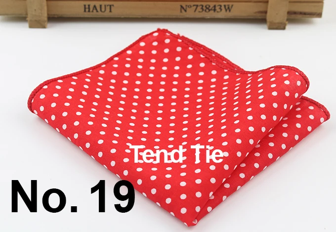 Dot Cotton Handkerchiefs Woven Colorful Printing Round Pocket Square Mens Casual Circle Square Pockets Handkerchief Towels