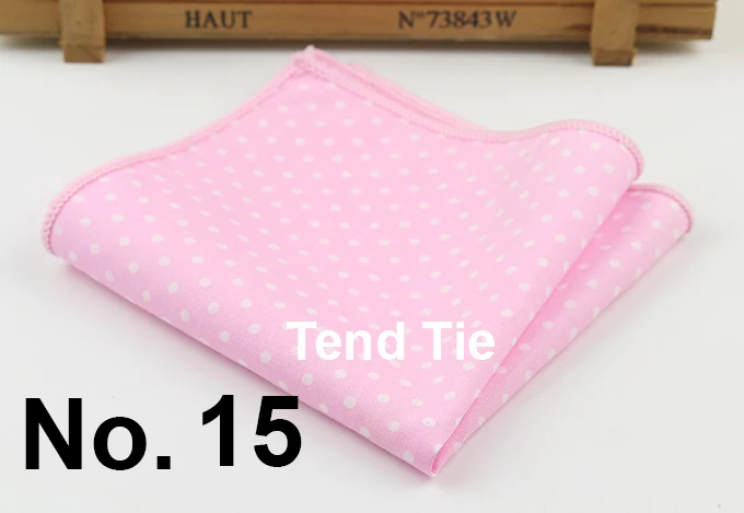Dot Cotton Handkerchiefs Woven Colorful Printing Round Pocket Square Mens Casual Circle Square Pockets Handkerchief Towels