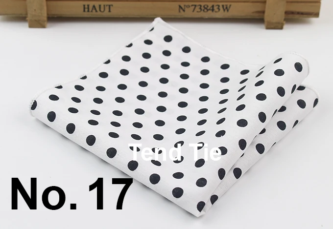 Dot Cotton Handkerchiefs Woven Colorful Printing Round Pocket Square Mens Casual Circle Square Pockets Handkerchief Towels