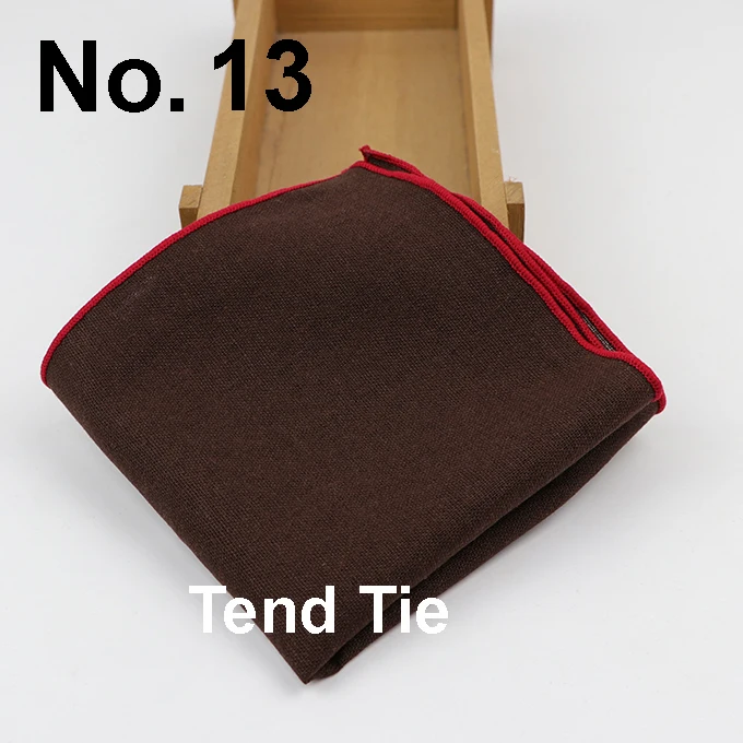 Solid Cotton Handkerchiefs Woven White Black Red Blue Pocket Square Mens Casual Square Pockets Handkerchief Towels