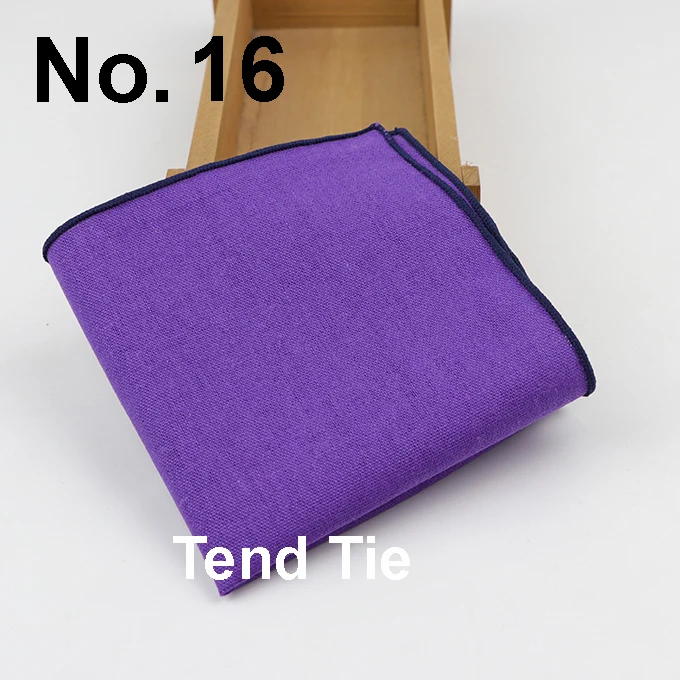 Solid Cotton Handkerchiefs Woven White Black Red Blue Pocket Square Mens Casual Square Pockets Handkerchief Towels