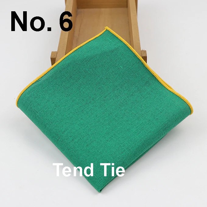 Solid Cotton Handkerchiefs Woven White Black Red Blue Pocket Square Mens Casual Square Pockets Handkerchief Towels
