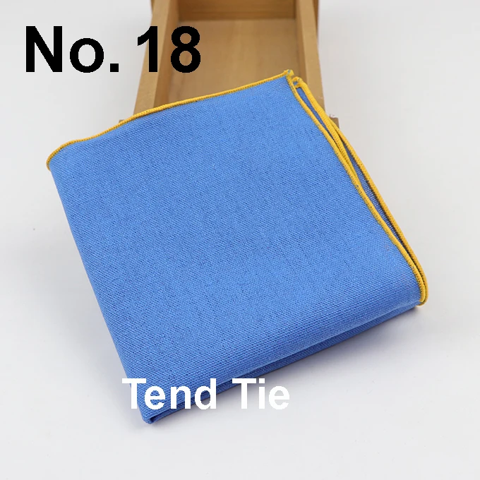 Solid Cotton Handkerchiefs Woven White Black Red Blue Pocket Square Mens Casual Square Pockets Handkerchief Towels