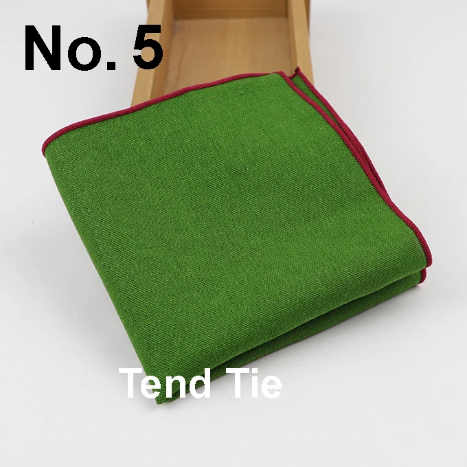 Solid Cotton Handkerchiefs Woven White Black Red Blue Pocket Square Mens Casual Square Pockets Handkerchief Towels