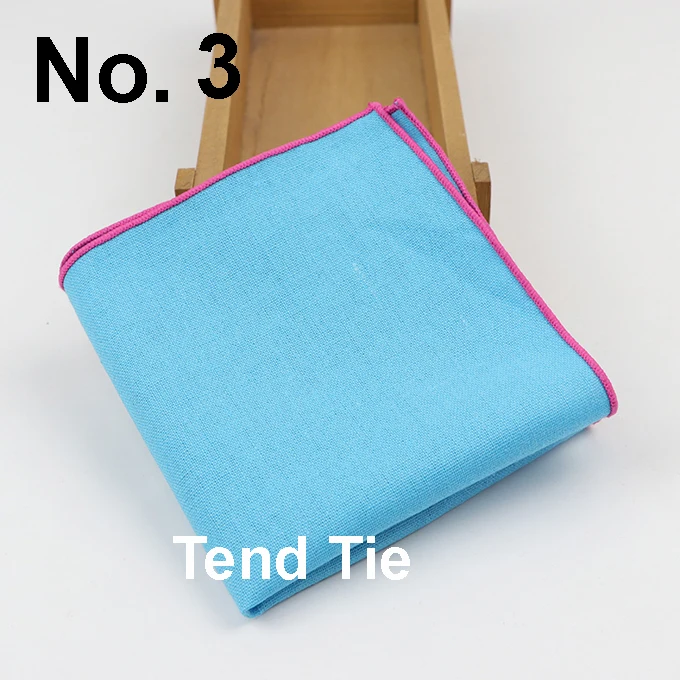 Solid Cotton Handkerchiefs Woven White Black Red Blue Pocket Square Mens Casual Square Pockets Handkerchief Towels