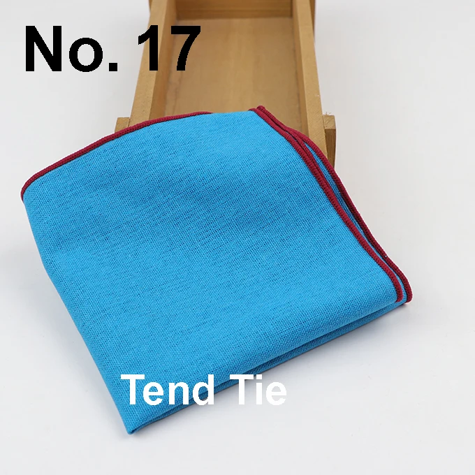 Solid Cotton Handkerchiefs Woven White Black Red Blue Pocket Square Mens Casual Square Pockets Handkerchief Towels