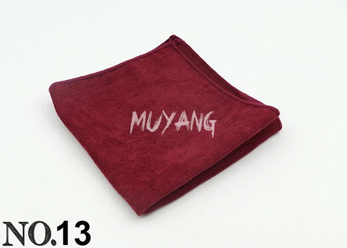 Velvet Soft Handkerchief Scarves Vintage Ductile Hankies Men's Design Pocket Square Handkerchiefs 22*22cm