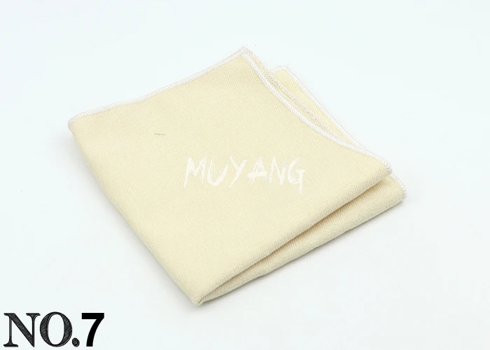 Velvet Soft Handkerchief Scarves Vintage Ductile Hankies Men's Design Pocket Square Handkerchiefs 22*22cm