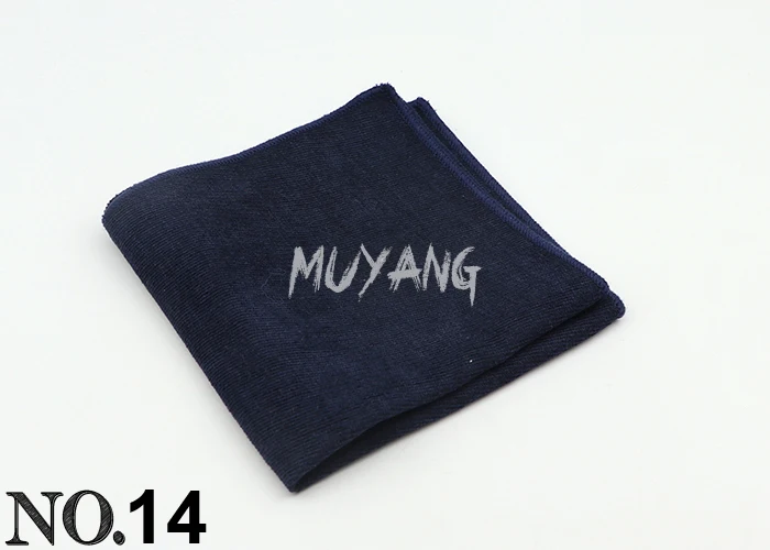 Velvet Soft Handkerchief Scarves Vintage Ductile Hankies Men's Design Pocket Square Handkerchiefs 22*22cm