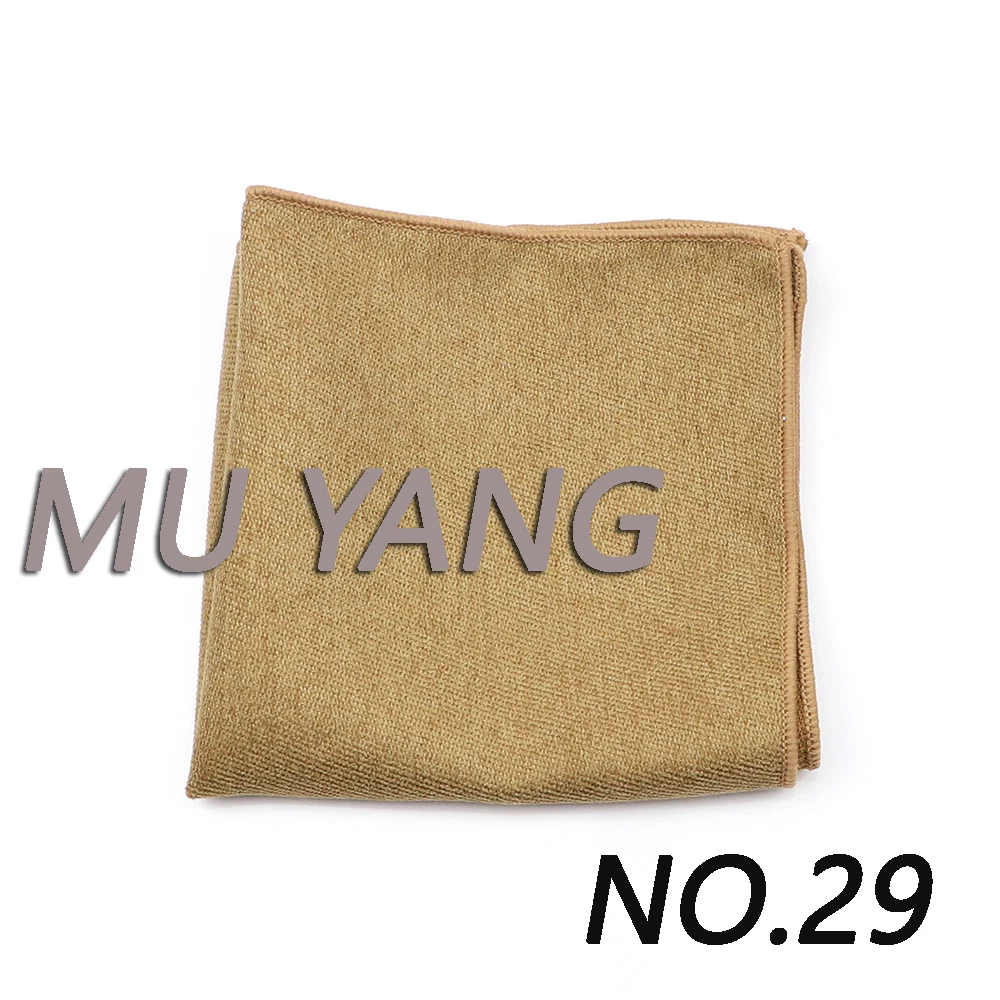 Velvet Soft Handkerchief Scarves Vintage Ductile Hankies Men's Design Pocket Square Handkerchiefs 22*22cm