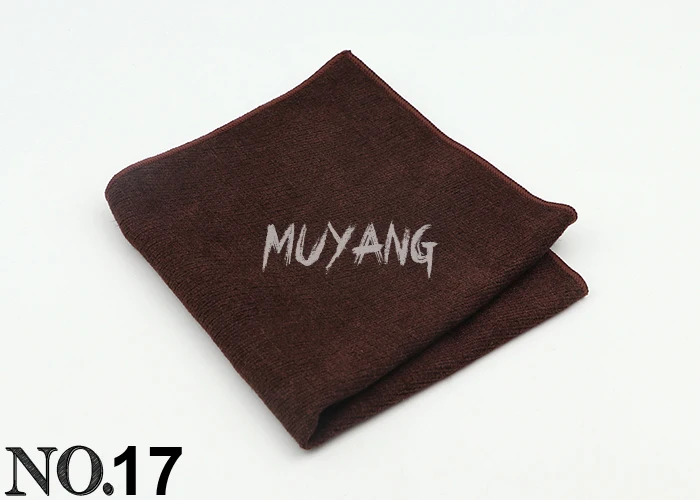 Velvet Soft Handkerchief Scarves Vintage Ductile Hankies Men's Design Pocket Square Handkerchiefs 22*22cm