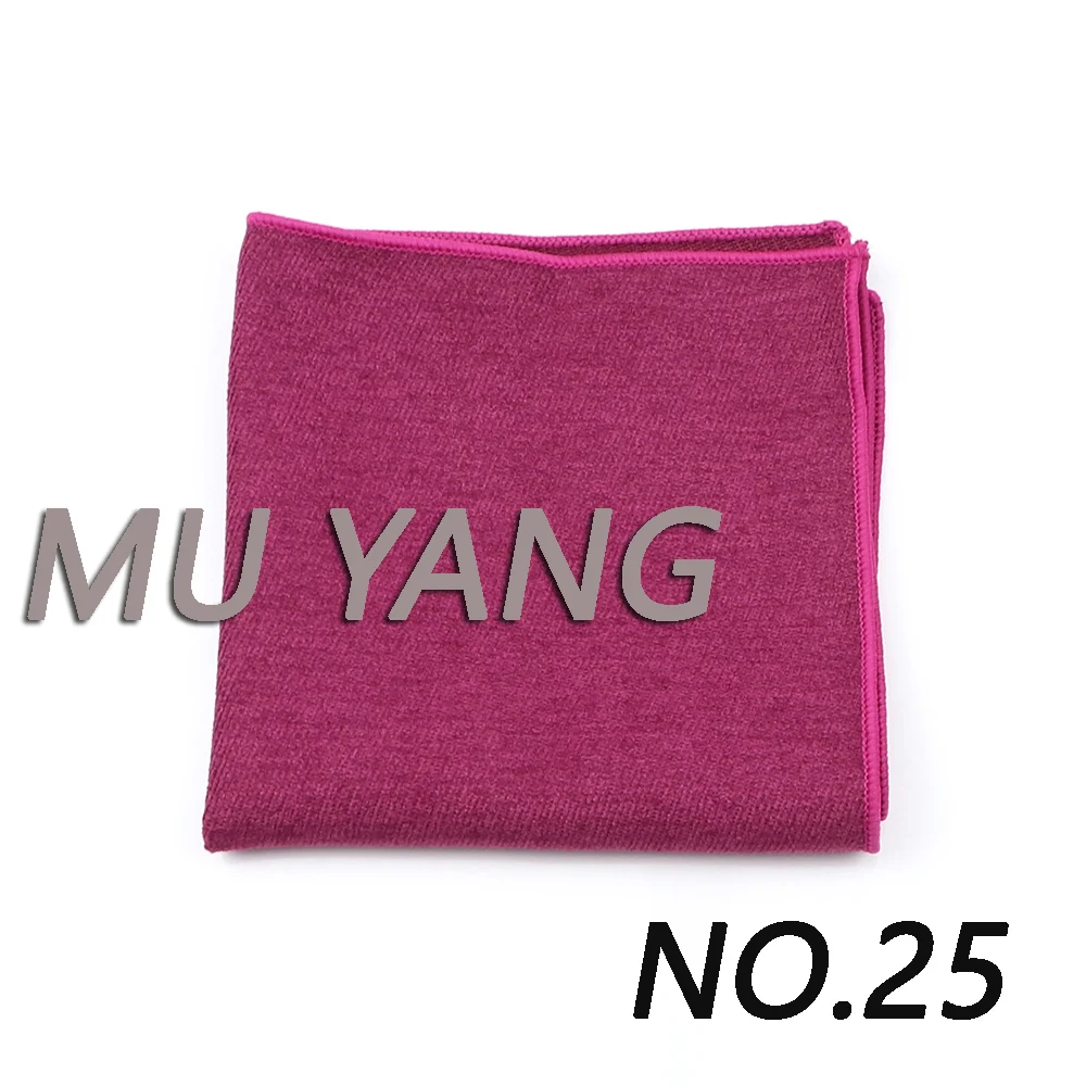 Velvet Soft Handkerchief Scarves Vintage Ductile Hankies Men's Design Pocket Square Handkerchiefs 22*22cm