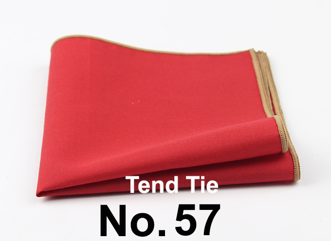 Men's Sunny Style Cotton Handkerchief Black Pocket Square Colorful Edge Hankies Towel Casual 23*23cm