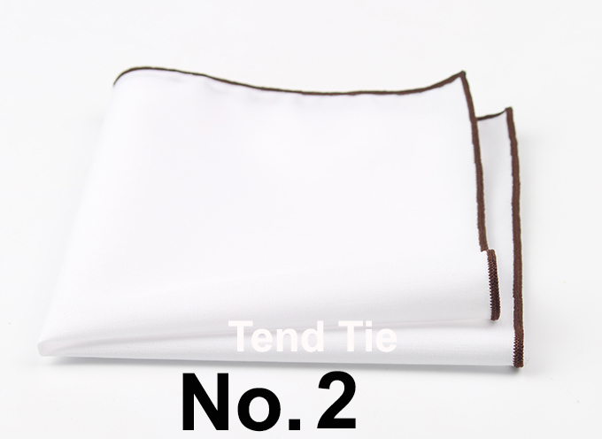Men's Sunny Style Cotton Handkerchief Black Pocket Square Colorful Edge Hankies Towel Casual 23*23cm