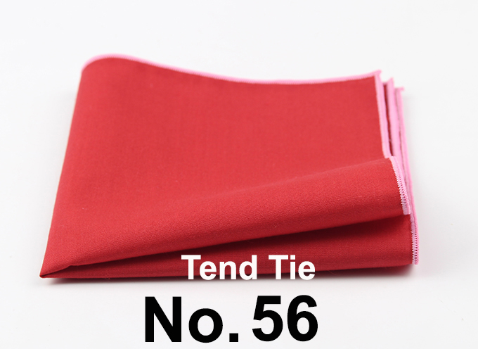 Men's Sunny Style Cotton Handkerchief Black Pocket Square Colorful Edge Hankies Towel Casual 23*23cm