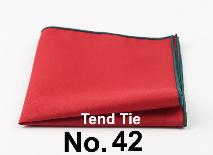 Men's Sunny Style Cotton Handkerchief Black Pocket Square Colorful Edge Hankies Towel Casual 23*23cm