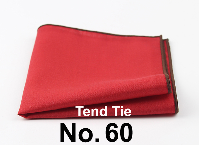 Men's Sunny Style Cotton Handkerchief Black Pocket Square Colorful Edge Hankies Towel Casual 23*23cm
