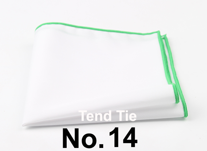 Men's Sunny Style Cotton Handkerchief Black Pocket Square Colorful Edge Hankies Towel Casual 23*23cm