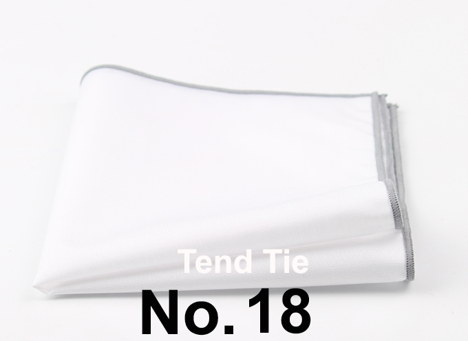 Men's Sunny Style Cotton Handkerchief Black Pocket Square Colorful Edge Hankies Towel Casual 23*23cm