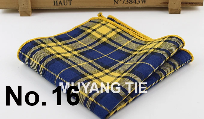 100% Cotton Hankerchief Scarves Vintage Hankies Men's Pocket Square Handkerchiefs Striped Solid Snot Rag 22*22 cm