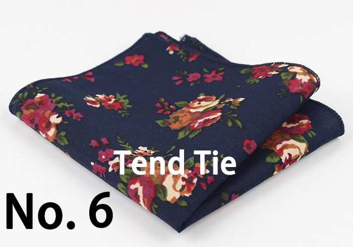 Cotton Handkerchiefs Woven Colorful Printing Flower Plaid Pocket Square Mens Casual Streak Square Pockets Handkerchief Towels