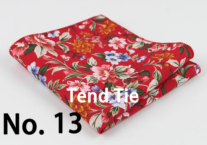 Cotton Handkerchiefs Woven Colorful Printing Flower Plaid Pocket Square Mens Casual Streak Square Pockets Handkerchief Towels