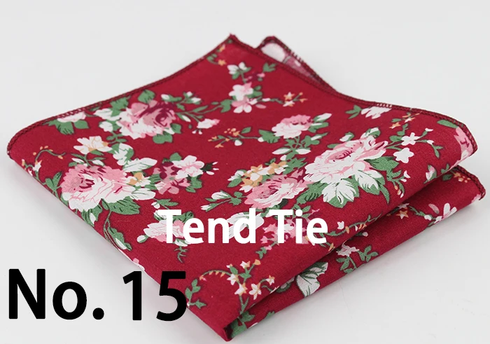 Cotton Handkerchiefs Woven Colorful Printing Flower Plaid Pocket Square Mens Casual Streak Square Pockets Handkerchief Towels