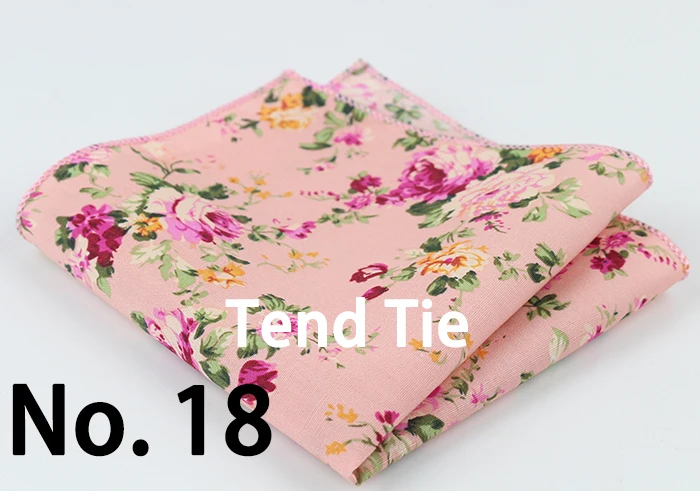 Cotton Handkerchiefs Woven Colorful Printing Flower Plaid Pocket Square Mens Casual Streak Square Pockets Handkerchief Towels