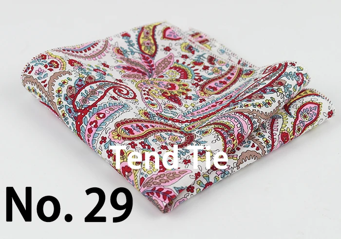 Cotton Handkerchiefs Woven Colorful Printing Flower Plaid Pocket Square Mens Casual Streak Square Pockets Handkerchief Towels