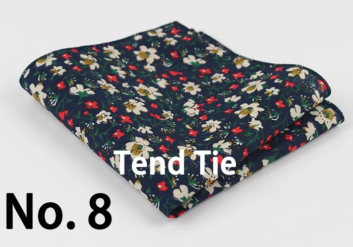 Cotton Handkerchiefs Woven Colorful Printing Flower Plaid Pocket Square Mens Casual Streak Square Pockets Handkerchief Towels