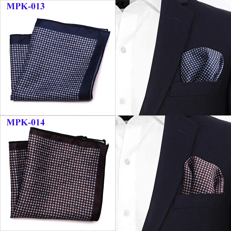 Design Pocket Square Handkerchief 23*23CM Paisley Dot Chest Hankies for Wedding Men's Suit Hanky Chest Towel