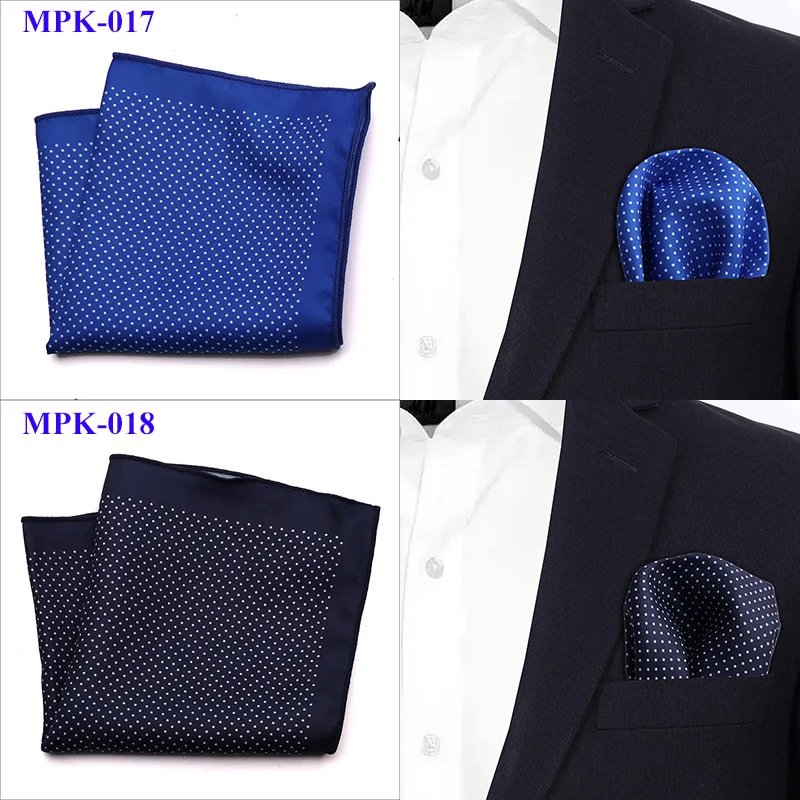 Design Pocket Square Handkerchief 23*23CM Paisley Dot Chest Hankies for Wedding Men's Suit Hanky Chest Towel