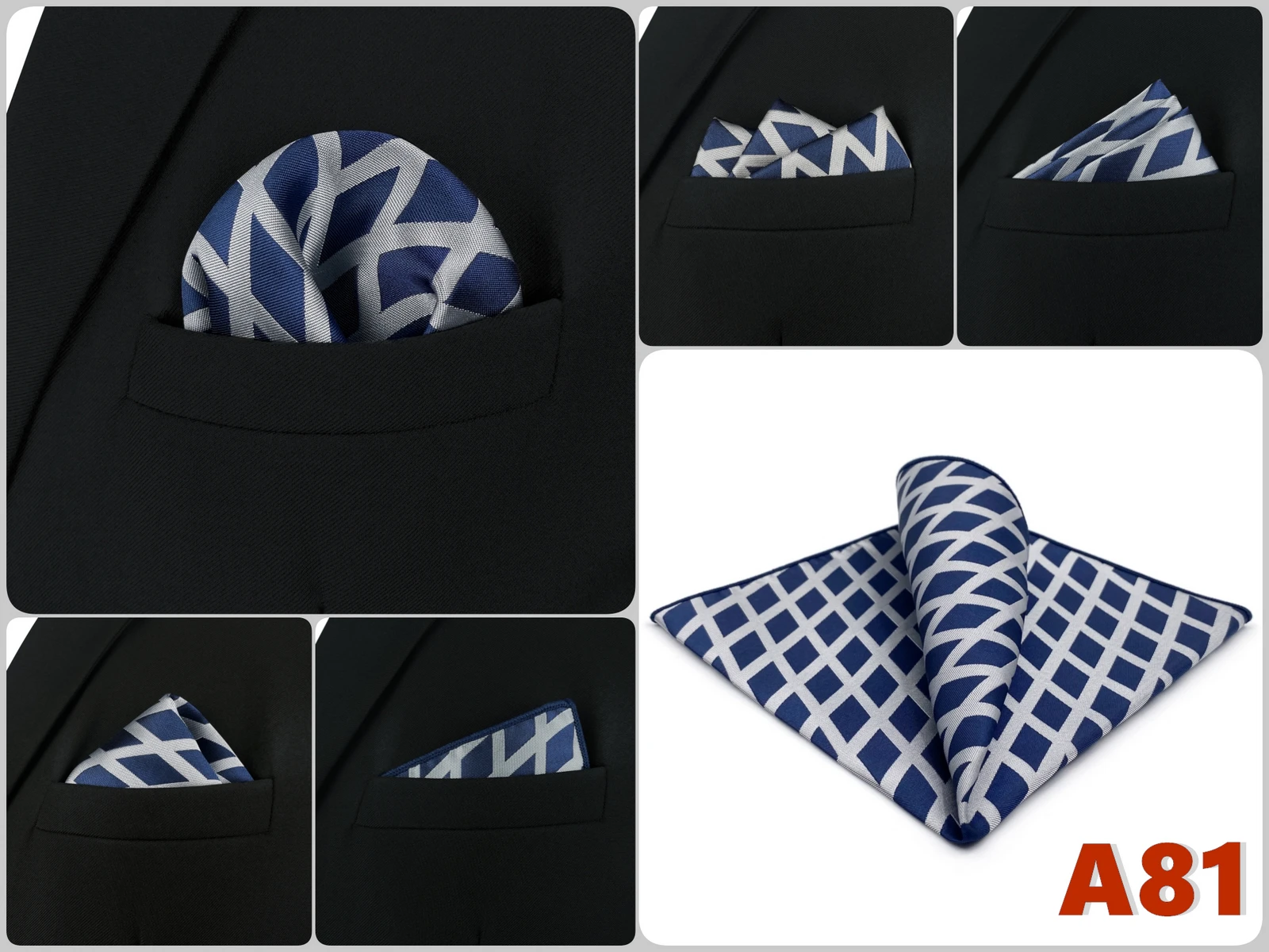 Men Pocket Square Handkerchief Multi Styles Paisley Floral Solid Jacquard Suit Pocket Towel Hanky Business Wedding Accessories
