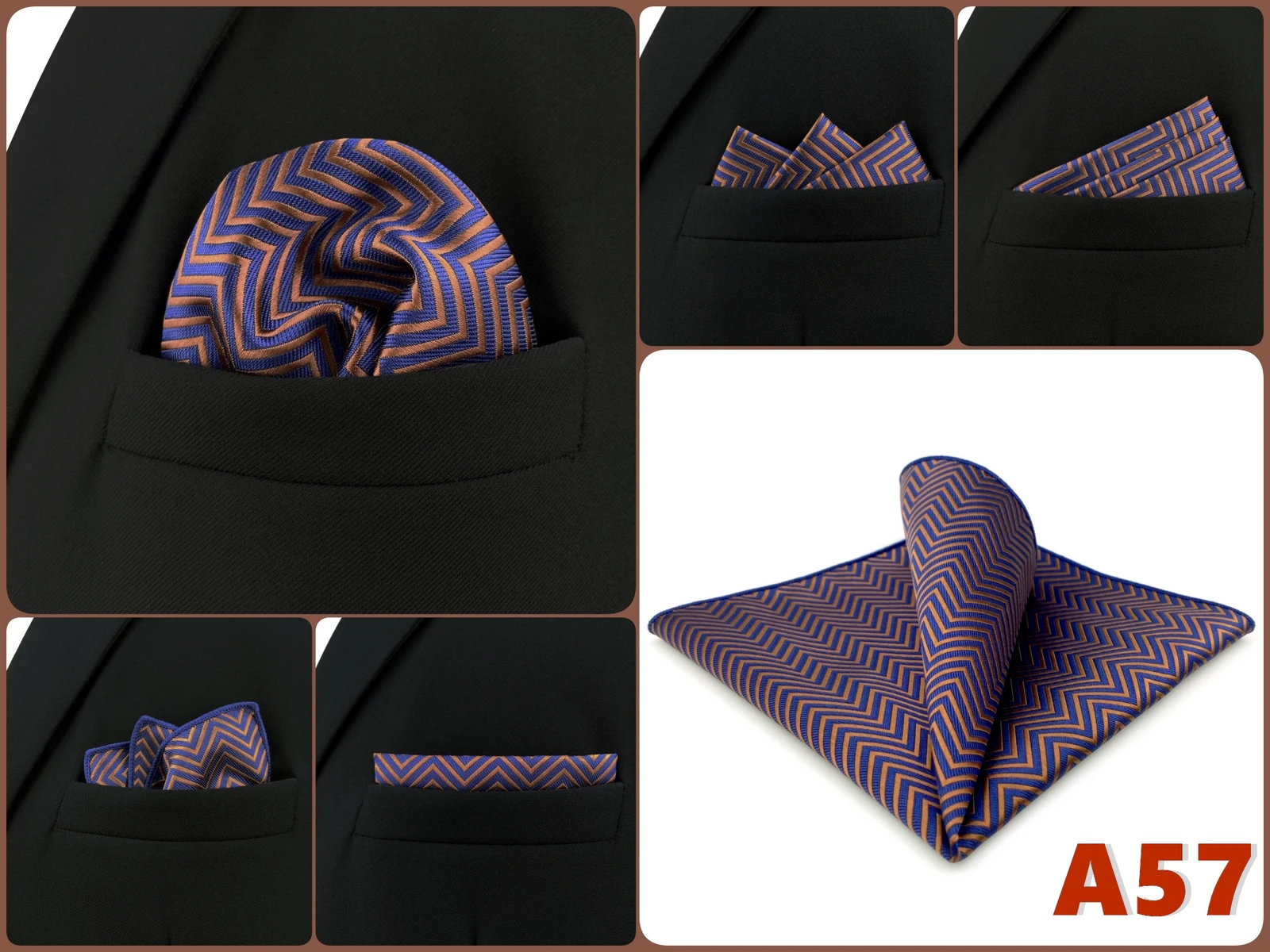 Men Pocket Square Handkerchief Multi Styles Paisley Floral Solid Jacquard Suit Pocket Towel Hanky Business Wedding Accessories