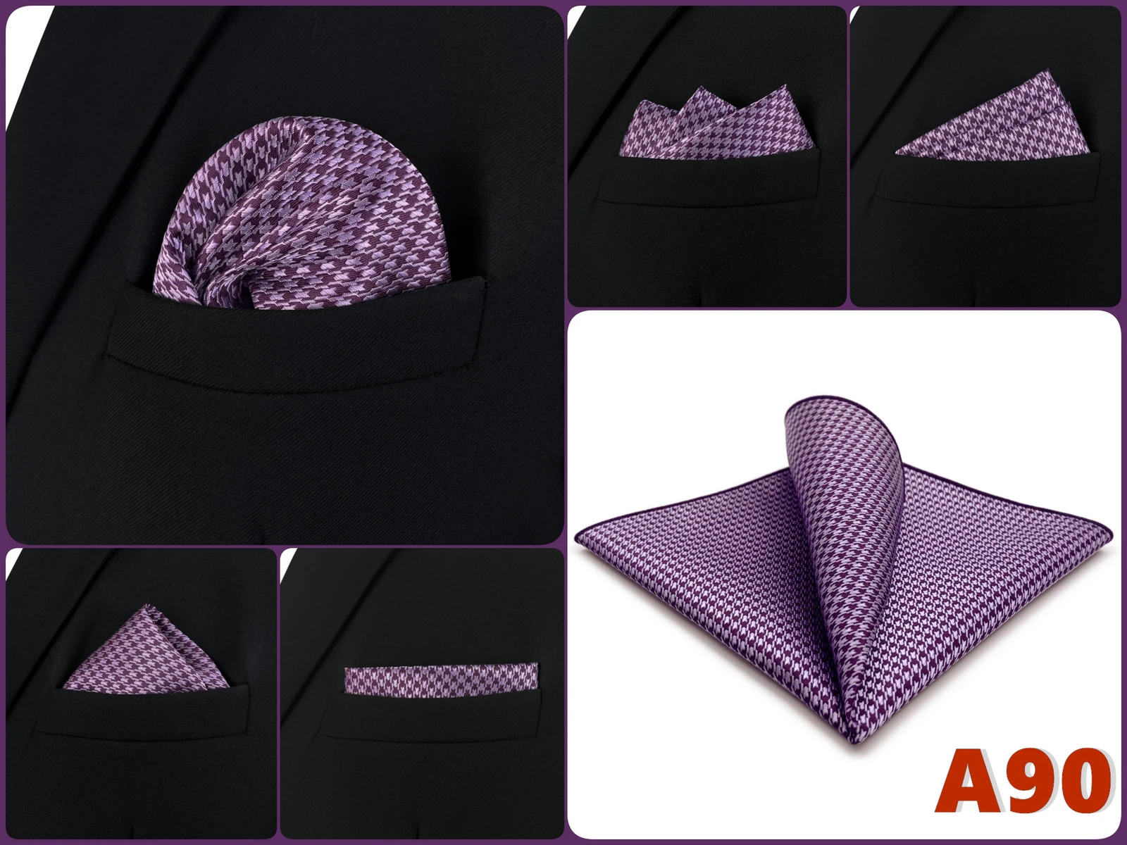Men Pocket Square Handkerchief Multi Styles Paisley Floral Solid Jacquard Suit Pocket Towel Hanky Business Wedding Accessories