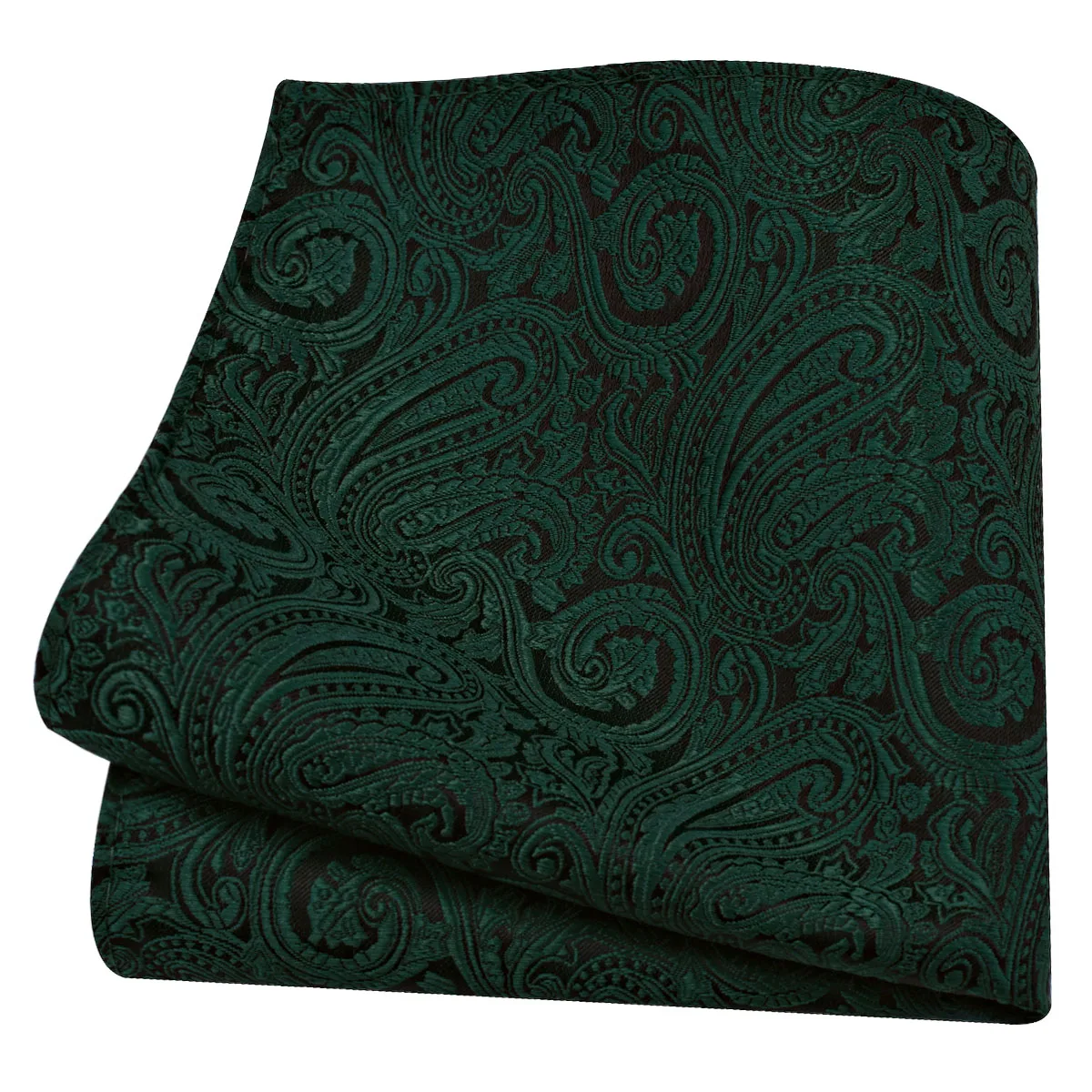 Ricnais Classic Silk Pattern Handkerchiefs 25cm*25cm Hanky Green Red Purple Orange Pocket Square For Man Wedding Business Party