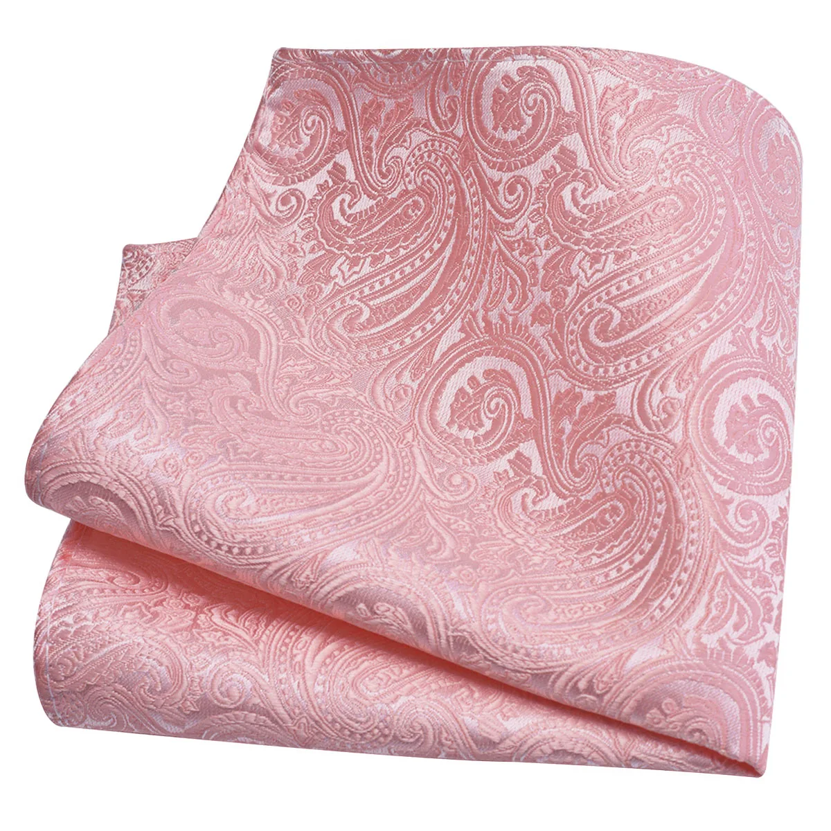 Ricnais Classic Silk Pattern Handkerchiefs 25cm*25cm Hanky Green Red Purple Orange Pocket Square For Man Wedding Business Party