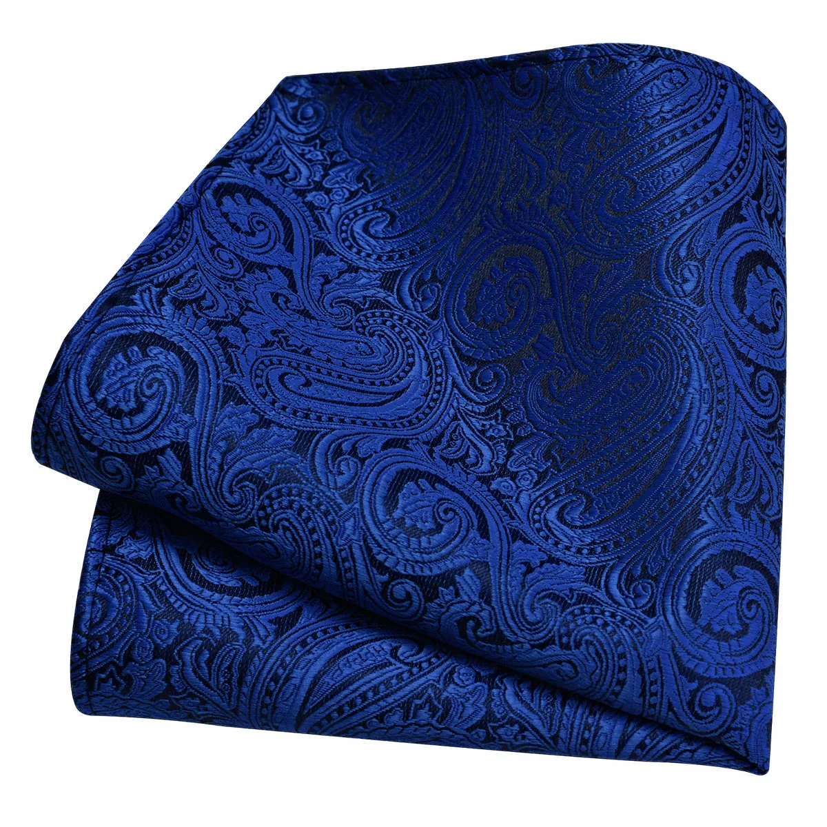Ricnais Classic Silk Pattern Handkerchiefs 25cm*25cm Hanky Green Red Purple Orange Pocket Square For Man Wedding Business Party