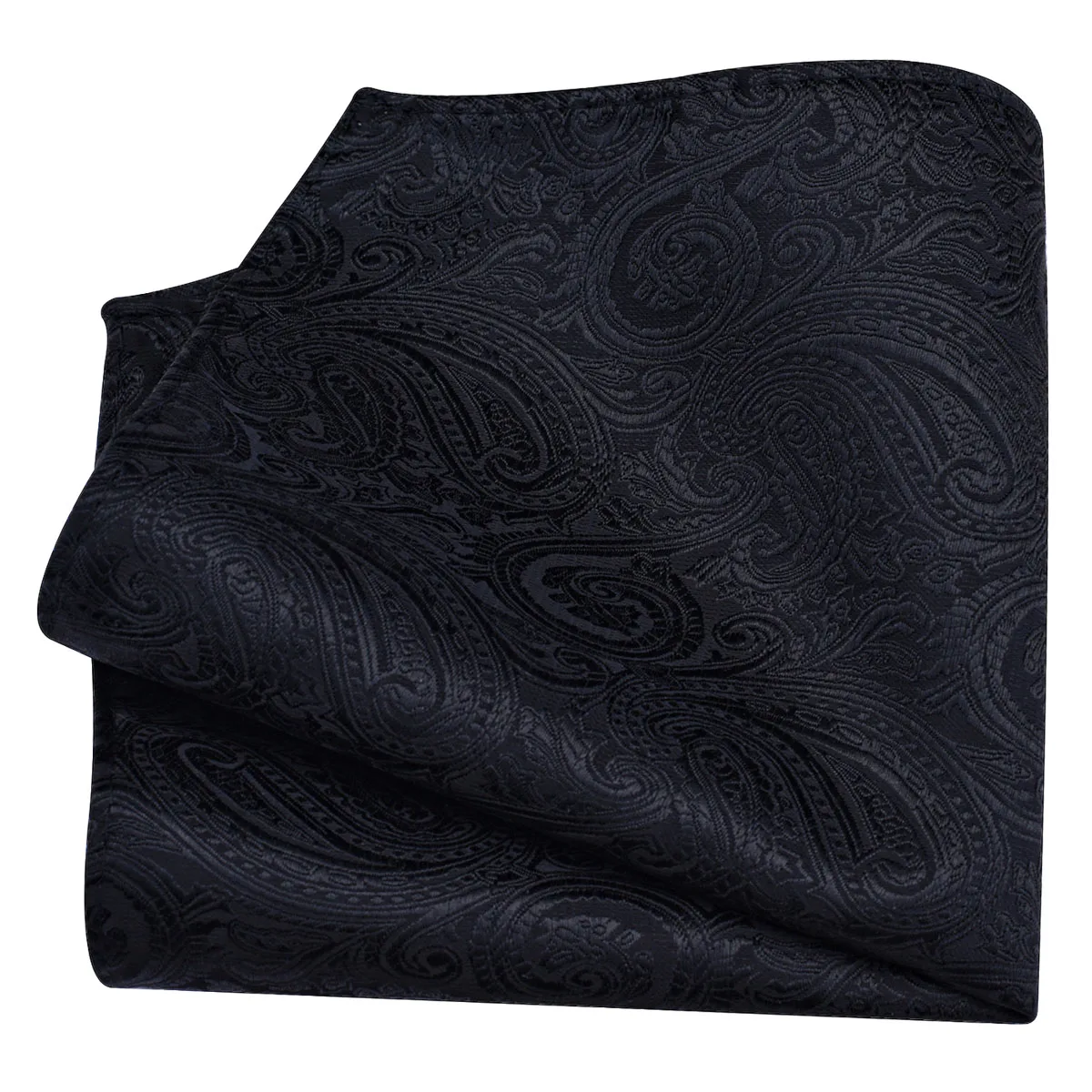 Ricnais Classic Silk Pattern Handkerchiefs 25cm*25cm Hanky Green Red Purple Orange Pocket Square For Man Wedding Business Party